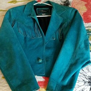Vintage '80's Western Suede Bolero Jacket